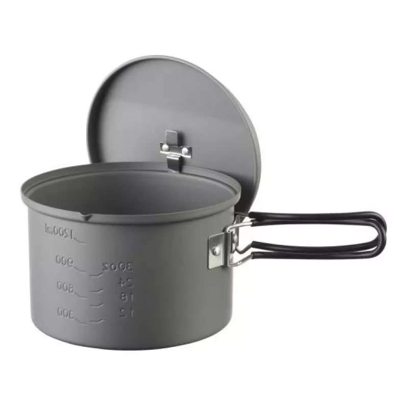 ESBIT PT1600HA pentola da campeggio 1,6 L alluminio, nero