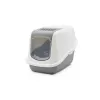 SAVIC Nestor bianco-grigio - lettiera per gatti con cupola - 56x39x38,5 cm - 1 pezzo