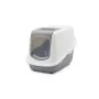 SAVIC Nestor bianco-grigio - lettiera per gatti con cupola - 56x39x38,5 cm - 1 pezzo