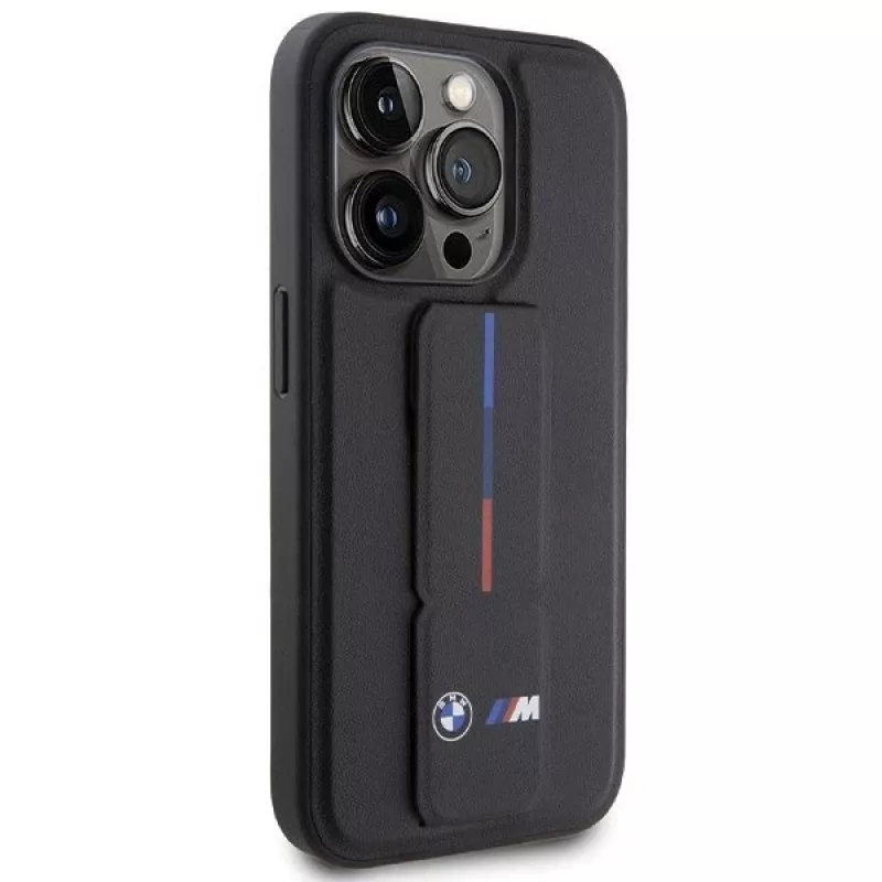 BMW | BMHCP15X22GSLK | Cover posteriore | Apple | iPhone 15 Pro Max | TPU, PC, pelle ecologica | nero