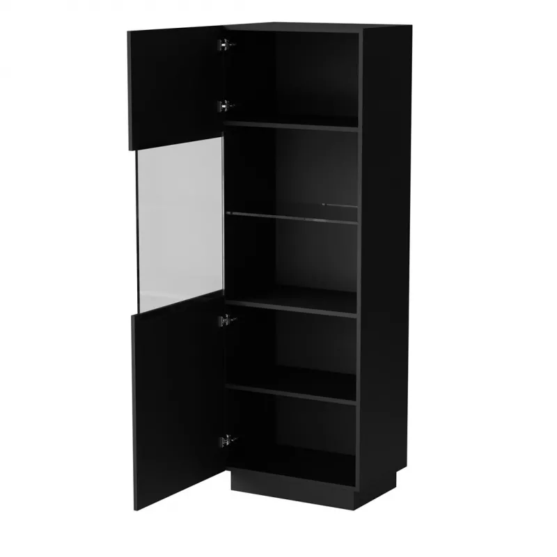 Vetrina Cama LIVERTI 59,5×42×178 cm nero — vetrina da terra