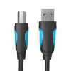Cavo USB 2.0 A a USB-B Vention VAS-A16-B500, 5 m, nero, connettore-connettore, 480 Mbit/s