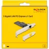 Scheda DeLOCK PCI Express x1 81260 1 x RJ45 5 Gigabit LAN RTL8126