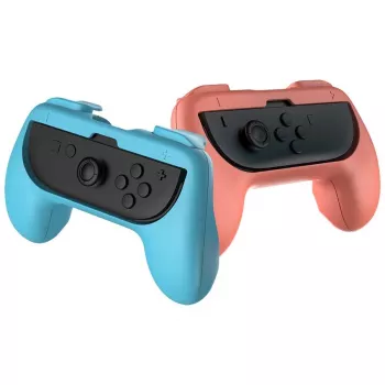 Impugnatura controller Subsonic Joy-Cons impugnatura comfort Switch & Switch 2 rosa turchese