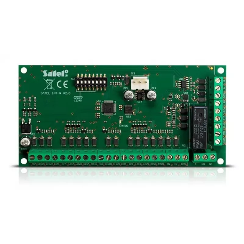 Lettore di schede magnetiche Satel INT-R verde