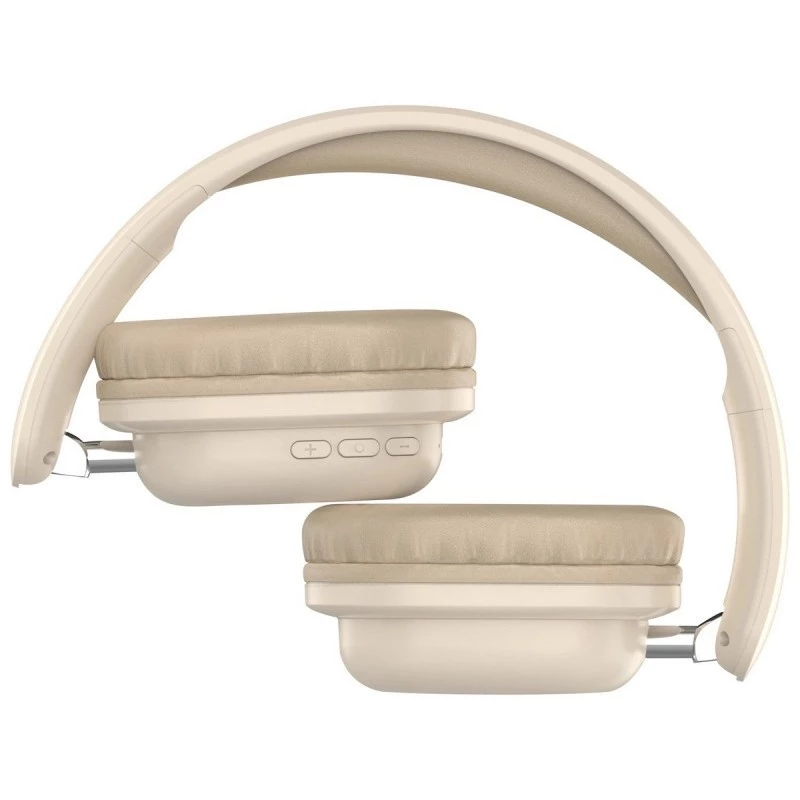 Defender FreeMotion B640 cuffie wireless on-ear, Bluetooth 5.3, USB-C, AUX 3,5 mm, 20–20000 Hz, 105 dB, beige