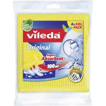 Panno spugna per pulizia VILEDA Aqua confezione da 8 142274 — assorbente, resistente