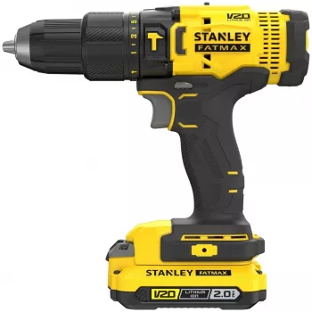 Avvitatore trapano a batteria STANLEY SFMCD711D2K 18V Li-Ion 2x2Ah, 2 marce, 80 Nm, LED, valigetta