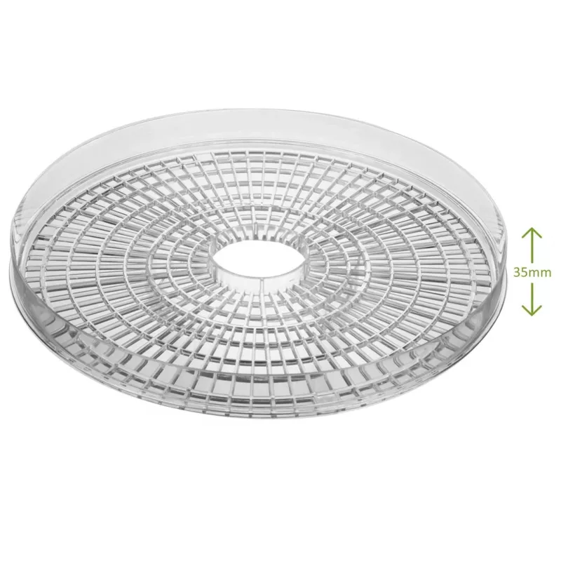 GreenBlue GB190 essiccatore per funghi, verdure e frutta, 5 vassoi, 250 W, temperatura regolabile 35–70 °C, bianco