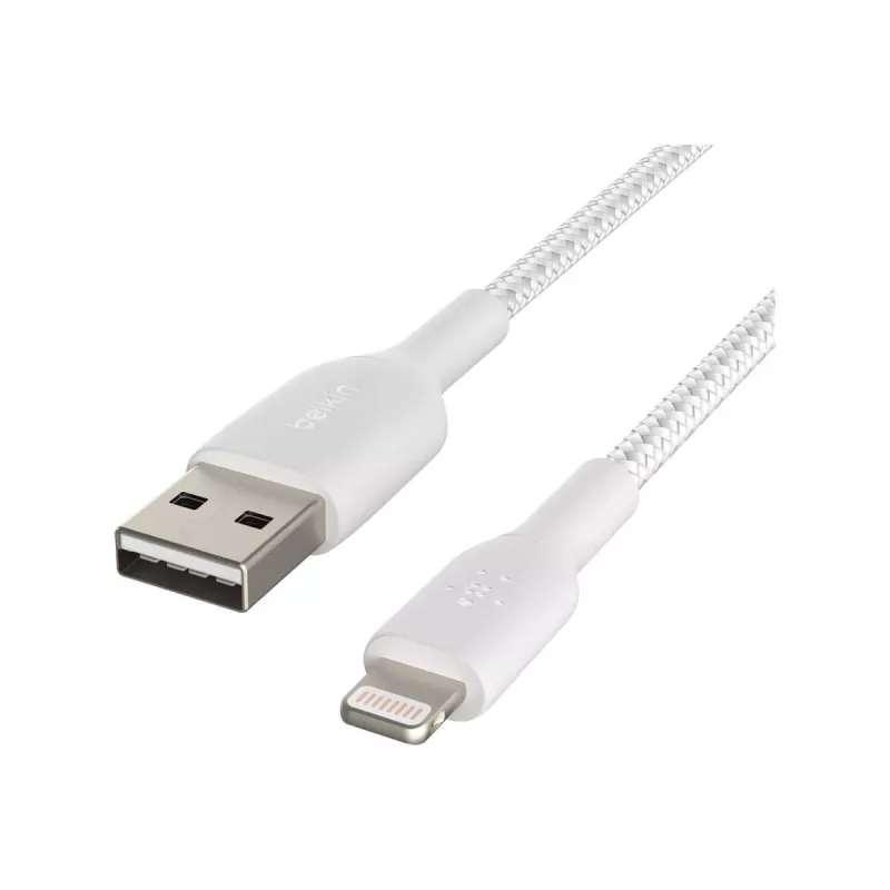 Belkin BOOST CHARGE - Cavo Lightning - Lightning maschio a USB maschio - 3 m - bianco - per Apple iPad/iPhone/iPod (Lightning)