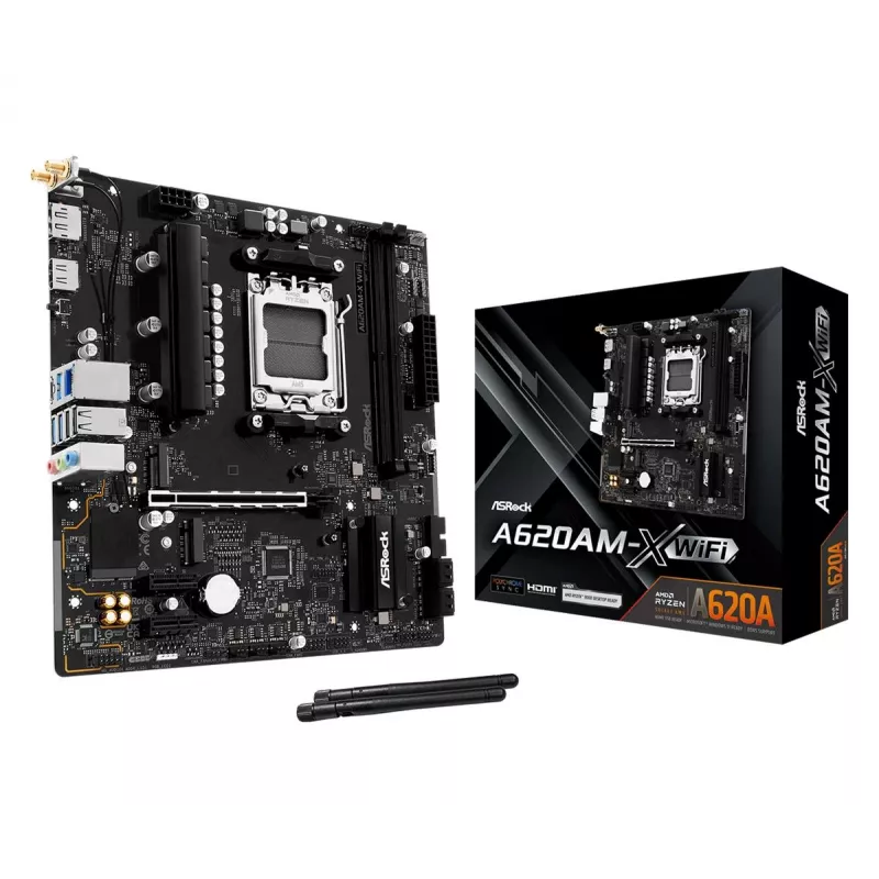Scheda madre ASRock A620AM-X WiFi AMD A620 AM5 Micro-ATX