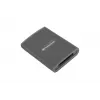 Transcend RDE2 lettore di schede USB 3.2 Gen 2 Type-C grigio