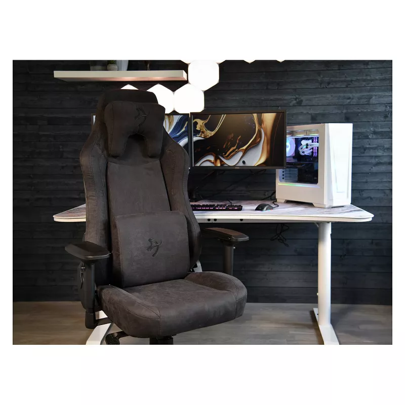 Sedia da gaming per PC Arozzi Vernazza Supersoft Pure nero peso massimo utente 145 kg