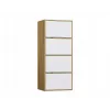 Comodino ALMA rovere artisan/bianco