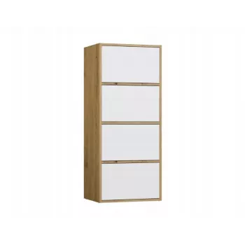Comodino ALMA rovere artisan/bianco