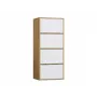 Comodino ALMA rovere artisan/bianco
