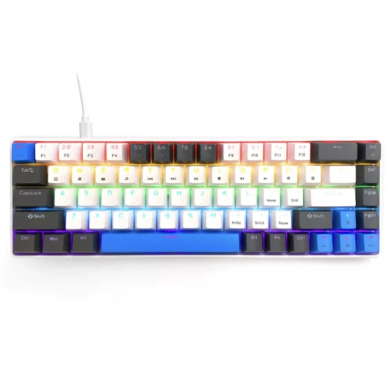 Media-Tech MT1259 Red Core MX60 tastiera meccanica gaming 60%