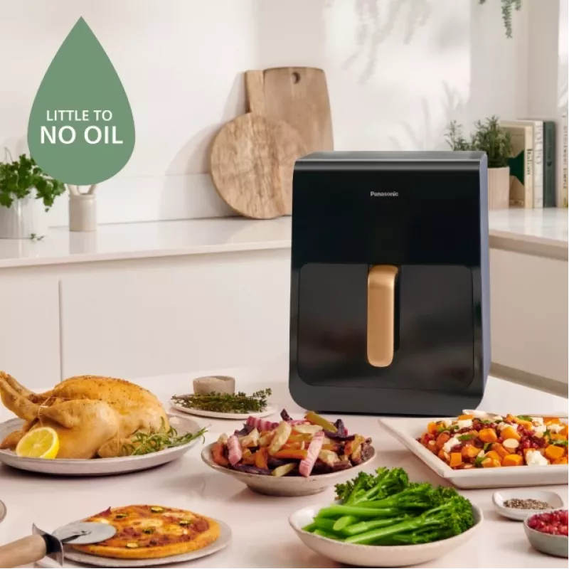 Friggitrice ad aria calda Panasonic NF-CC600 6 L 1450 W nero