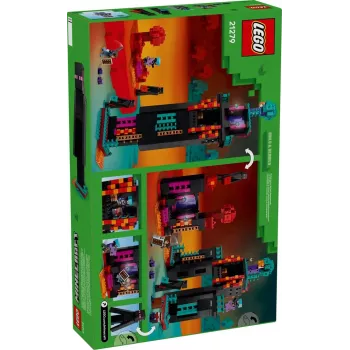 Giocattolo da costruzione LEGO Minecraft set 21279 La torre dell'Enderman, 867 pezzi, 2 minifigure, 450 mm di altezza