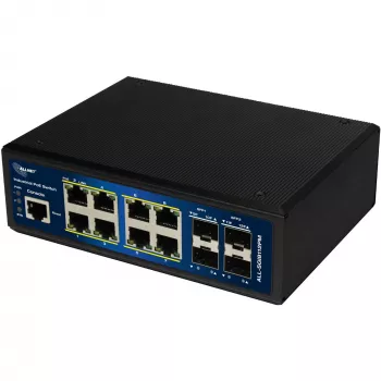 Switch PoE industriale ALLNET ALL-SGI8112PMJ 8+4 porte
