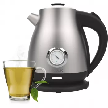Cecotec Thermosense 620 Retro Steel bollitore elettrico 1,7 l 2200 W acciaio inox