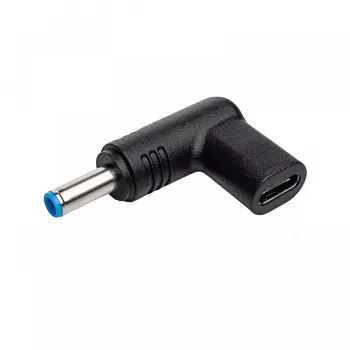 Adattatore di ricarica Akyga AK-ND-C09 USB-C a DC 4,5 x 3,0 mm + pin per notebook, 18,5-20 V, 100 W, per HP