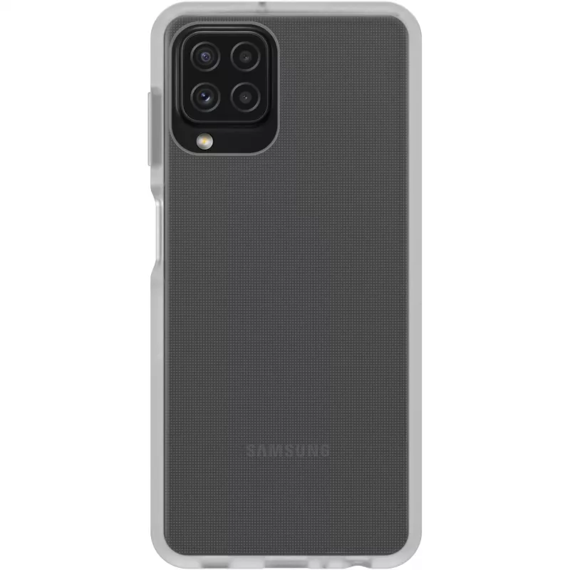React + Trusted Glass custodia protettiva trasparente + protezione display per Samsung Galaxy A22