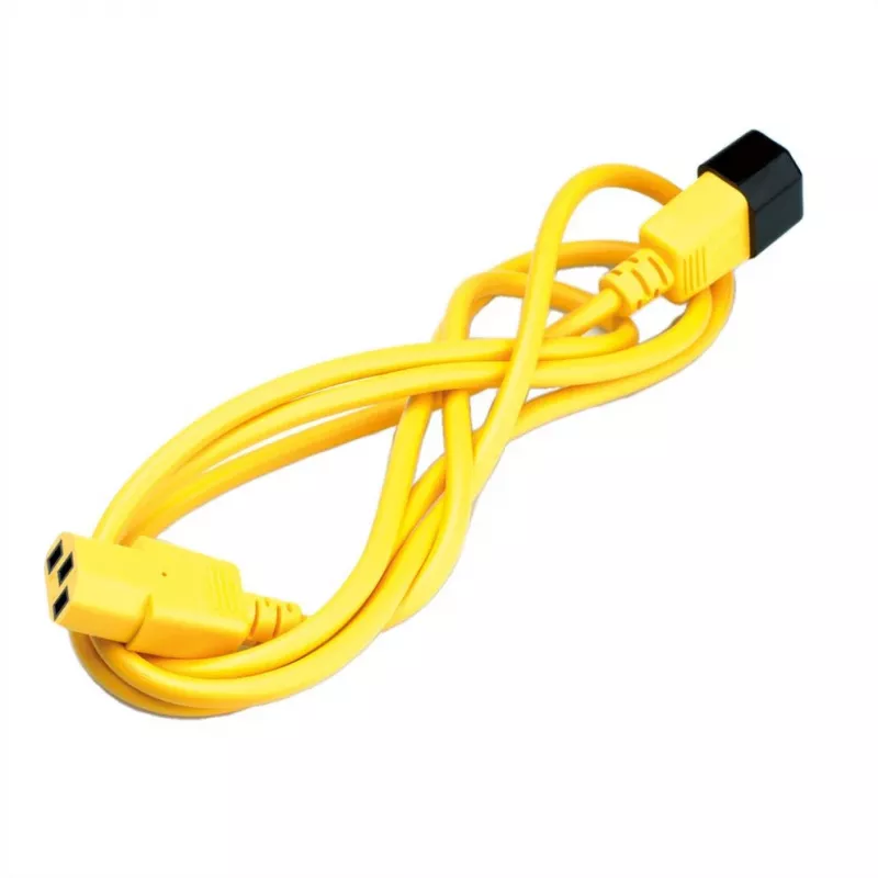 ROLINE 19.08.1532 Cavo di alimentazione giallo 3 m IEC 320 (19.08.1532)