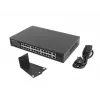 Switch unmanaged Lanberg RSGE-24P-2GE-2S-250 24 porte montaggio rack