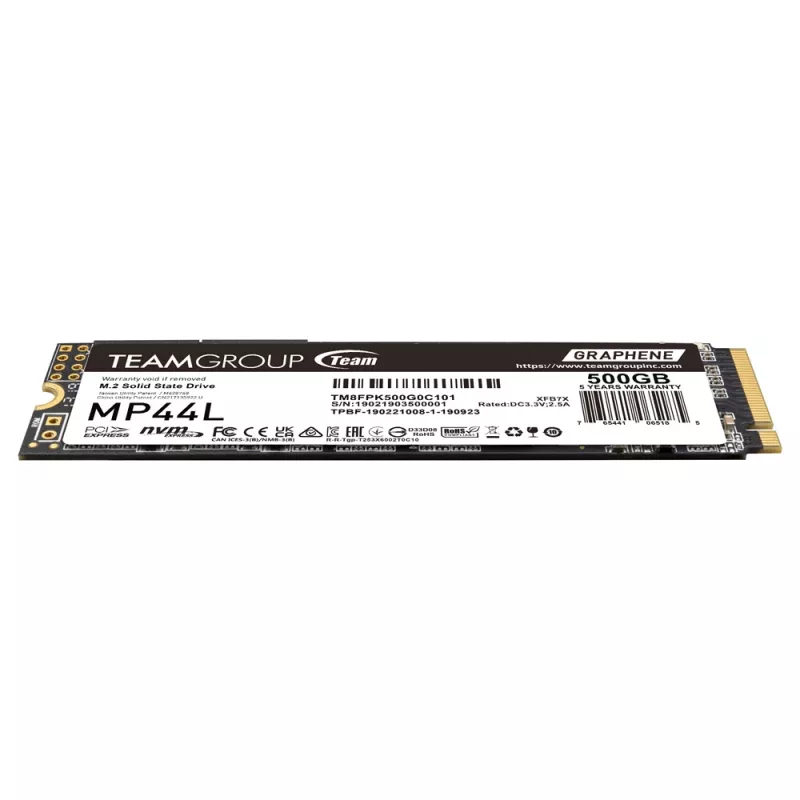 Unità SSD Team Group 500 GB M.2 PCI Express 4.0 NVMe TM8FPK500G0C101