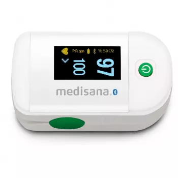Pulsossimetro Medisana PM 100 Connect, grigio/bianco