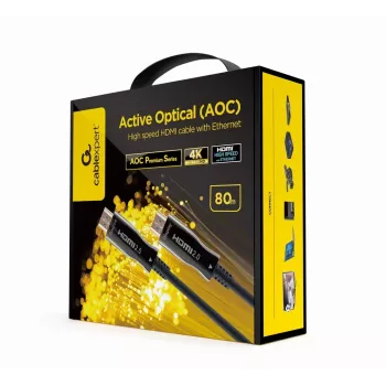 Gembird CCBP-HDMI-AOC-80M-02 cavo HDMI Type-A (standard) nero