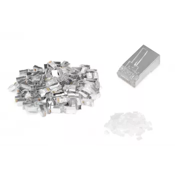 Digitus connettore modulare CAT 6 per cavo tondo pass through plug 100…