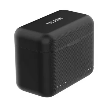 Caricabatterie a due canali Telesin S0-BCG-03-TIS per Insta360 X3 — stazione di ricarica doppia per batterie