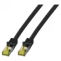 EFB-Elektronik cavo patch RJ45 Cat.6A S/FTP LSZHCat.7 cavo grezzo nero 1,5 m produttore: EFB Elektronik (MK7001.1,5B)