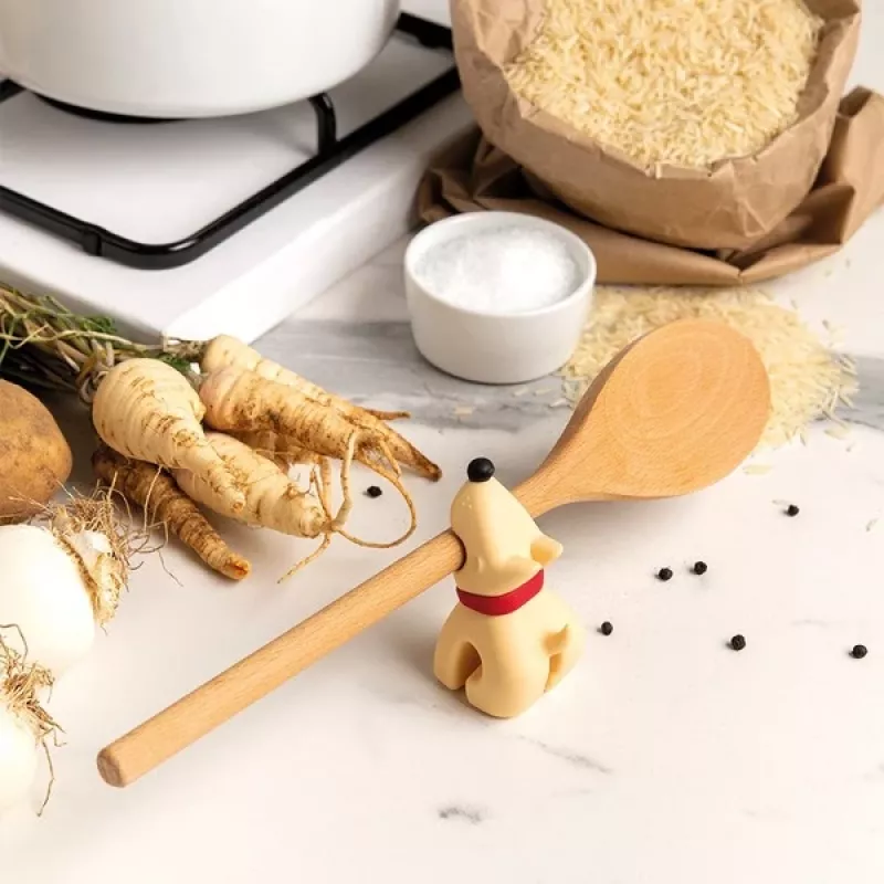Ototo Buddy poggiamestolo e sfiatatore di vapore, beige pietra arenaria
