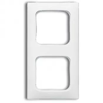Placca a parete/copertura interruttore Busch-Jaeger 1725-0-1495 bianco, senza viti, 81×152 mm, 11 mm di spessore