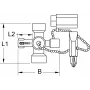 Chiave per quadro elettrico KS TOOLS 130.1010, 42 mm