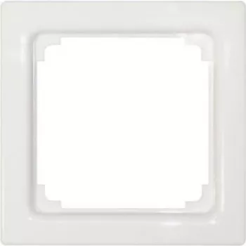 JUNG LS 961 Z WW cornice intermedia per apparecchi 50x50 mm, bianco