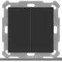 MDT BE-TAL55B206.01 KNX Tasto Light 55 Basic 2 canali nero opaco neutro 1 (BE-TAL55B206.01)