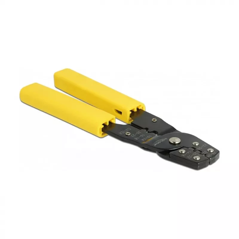 Pinza crimpatrice DeLOCK 90543 per capicorda e contatti AWG 10 – 28