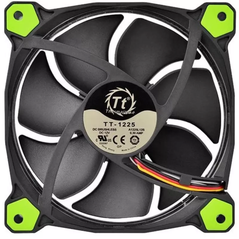 Ventola Thermaltake Riing 14 CL-F039-PL14GR-A 14 cm Nero Verde