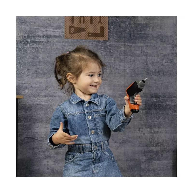 Giocattolo officina per bambini SMOBY Bricolo Builder 7600360741 – Set di attrezzi da costruzione per giochi di ruolo