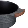 Pentola Resto Kitchenware Capella 2,6 L rotonda nero legno