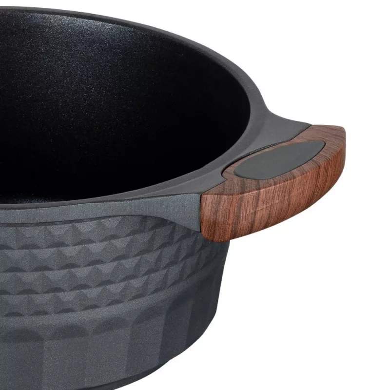 Pentola Resto Kitchenware Capella 2,6 L rotonda nero legno