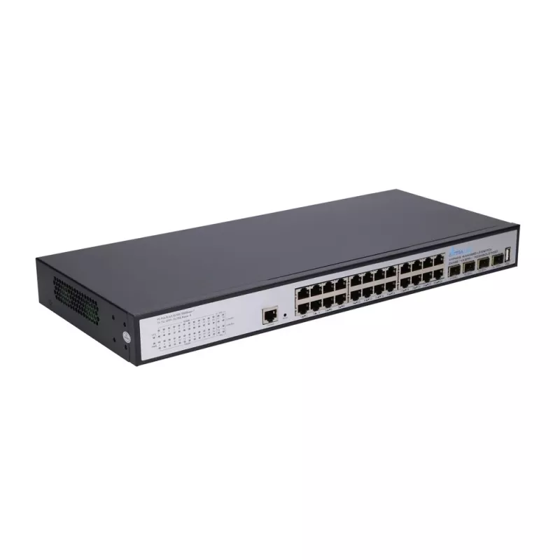 Extralink Hypnos switch, 24x RJ45 1000 Mb/s, 4x SFP+, L3, managed