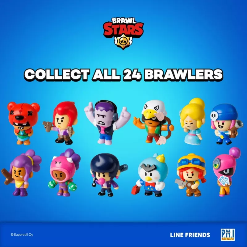 Brawl Stars S1 Figure – confezione da 8 Deluxe Box VER.B