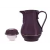 Borraccia termica ROTPUNKT 330-16-04-0 1 L, rosso ciliegia, mantiene caldo 24 h, freddo 36 h
