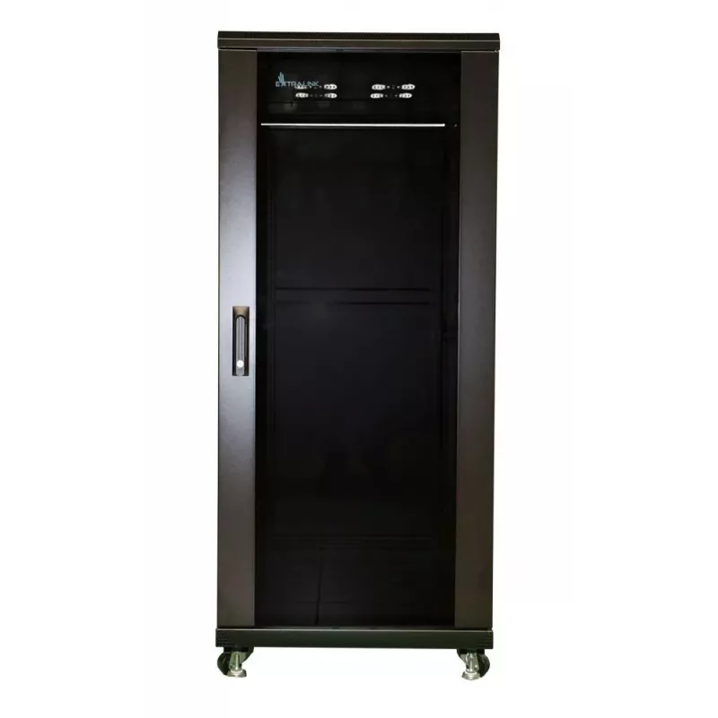 Extralink EX.11366 armadio rack 27U armadio autoportante nero