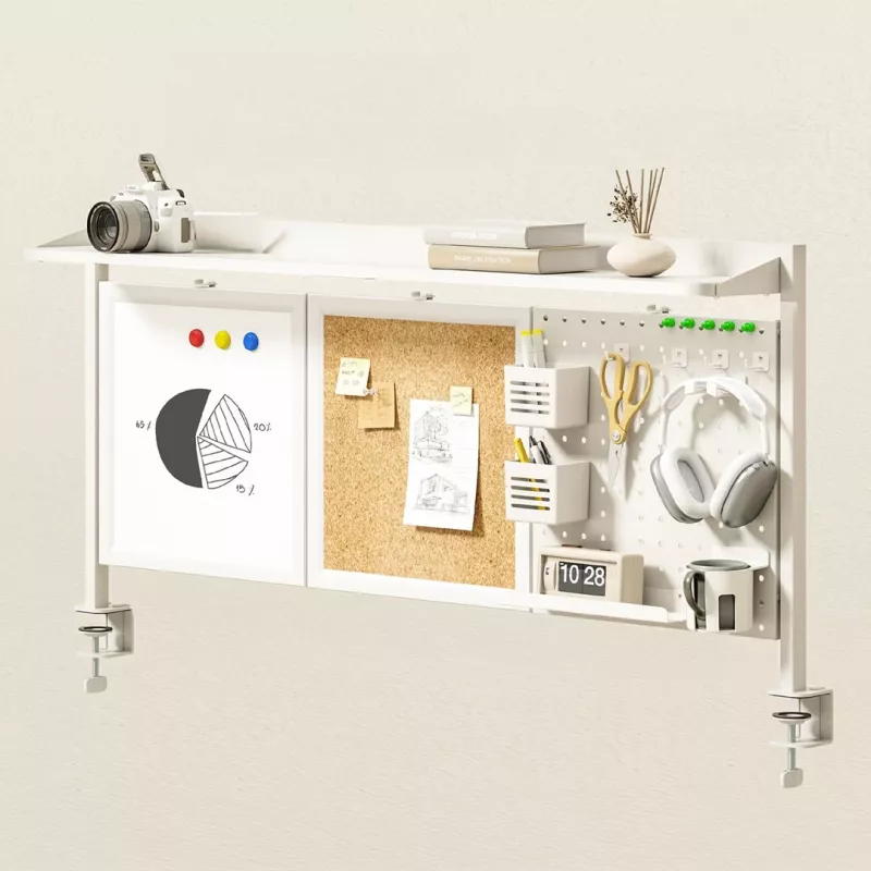 Pannello divisorio da scrivania Ergo Office ER-300 W, larghezza 1250 mm, carico massimo 10 kg